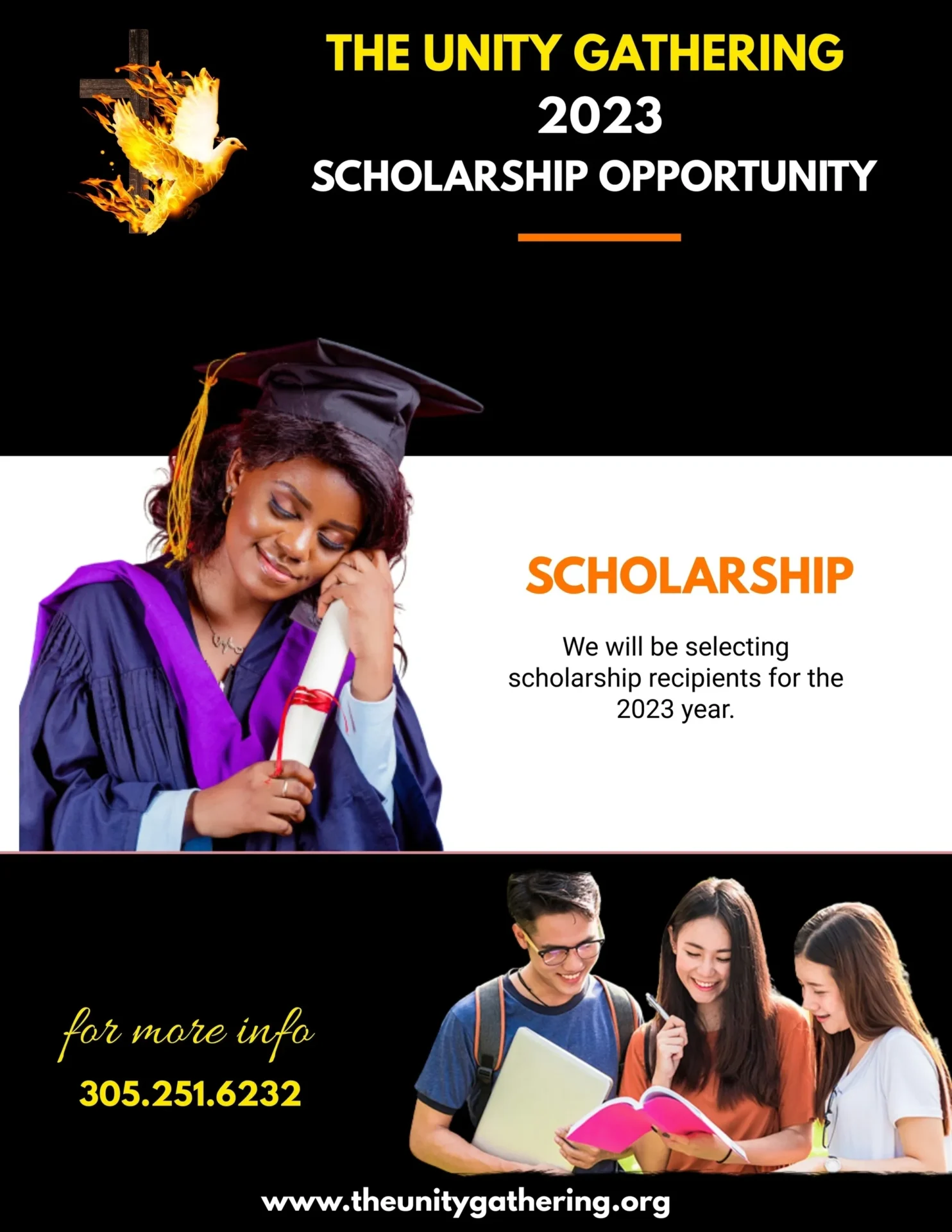 Poster of scholarship opportunity